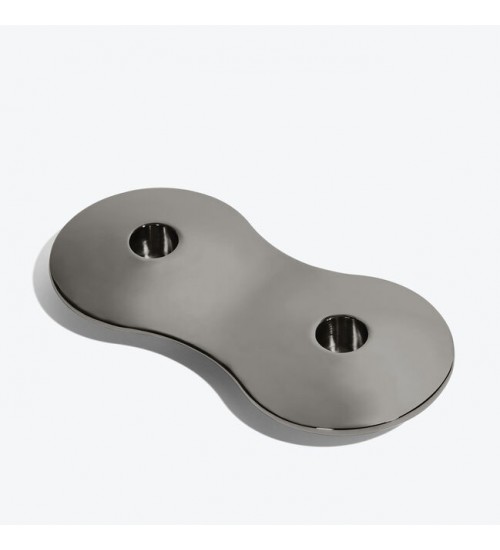 Zaha Hadid Design Cell细胞系列小号号烛台黑色H2.7cm